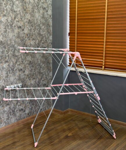 Çamaşır Kurutmalık Askılığı Olita Özel Pp Kaplama Demir Boru Alüminyum Çitalı 2 Iki Katlı Çamaşırlık