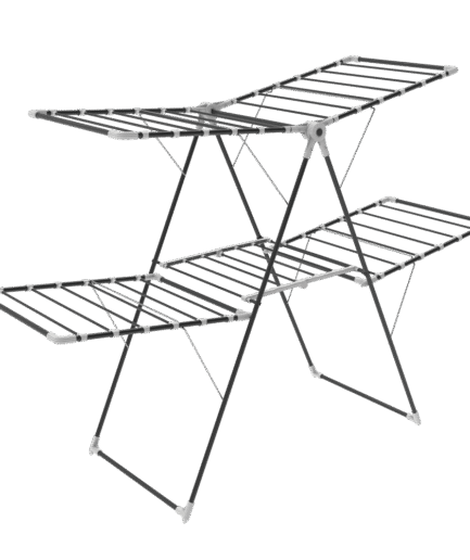 Çamaşır Kurutmalık Askılığı Linda Özel Pp Kaplama Demir Boru Kırılmaz Çitalı 2 Iki Katlı Çamaşırlık